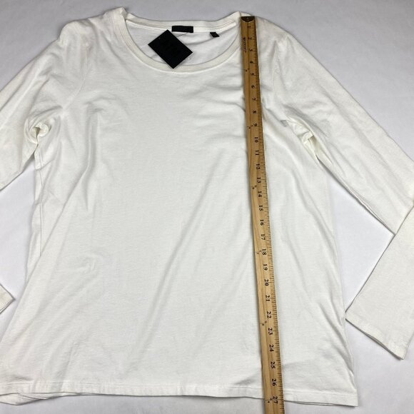 NWT ATM Anthony Thomas Melillo Women's Shirt Size XL White Cotton Long Sleeve - Picture 7 of 15